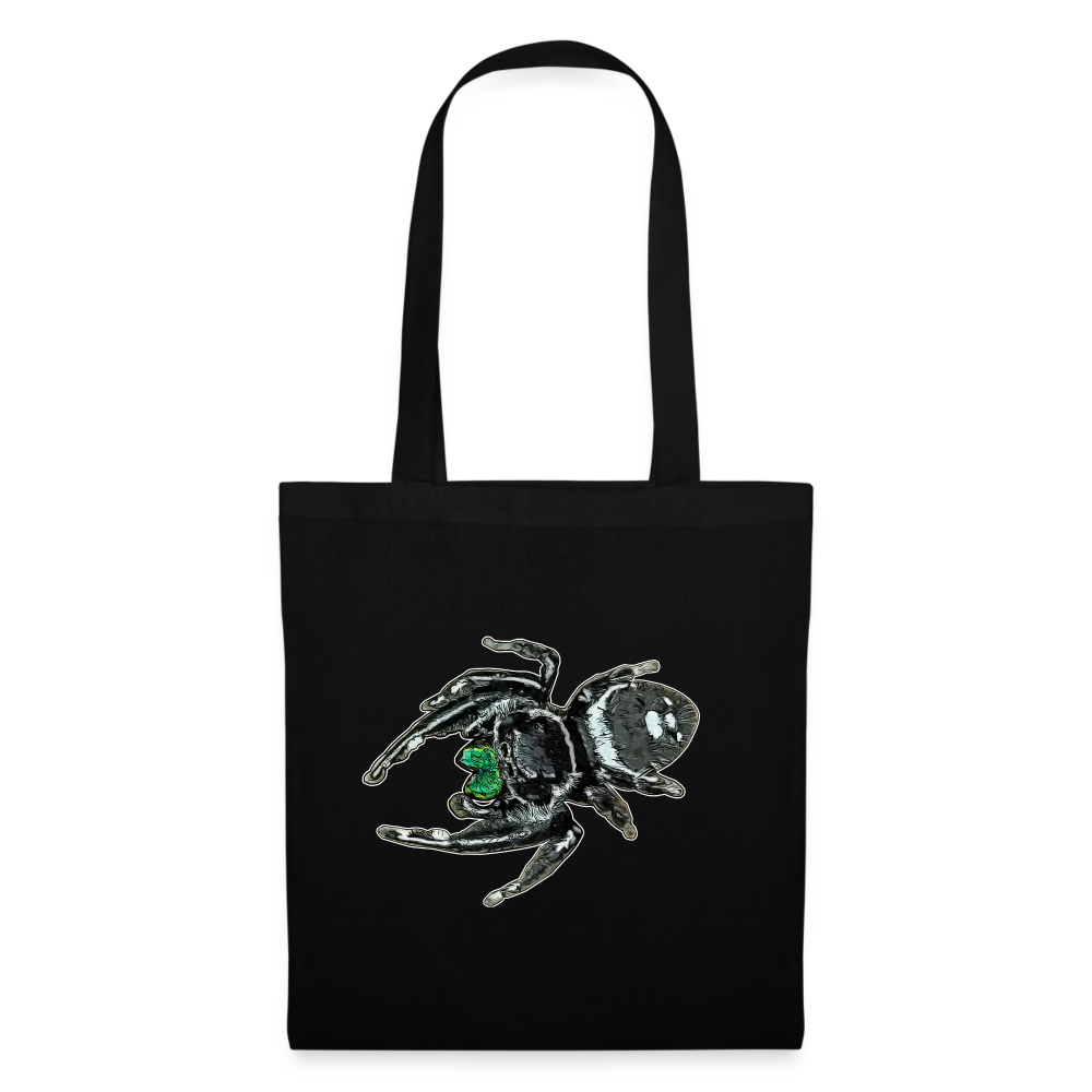 Stoffbeutel Phidippus regius White Bahamas male - Schwarz