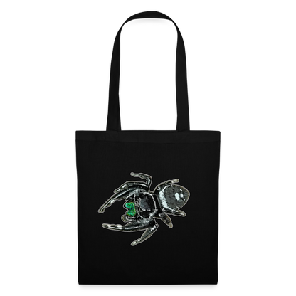 Stoffbeutel Phidippus regius White Bahamas male - Schwarz