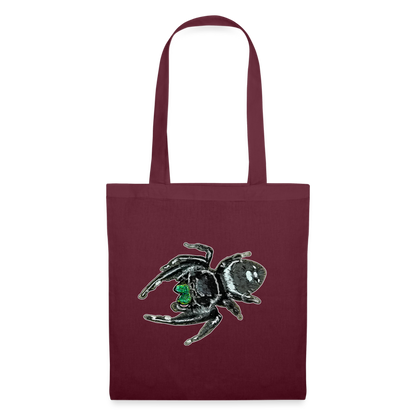 Stoffbeutel Phidippus regius White Bahamas male - Burgunderrot