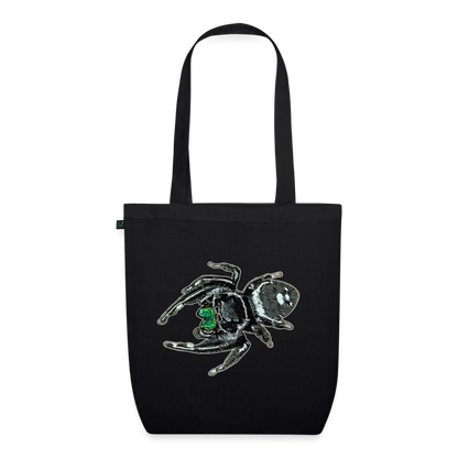 Bio-Stoffbeutel Phidippus regius White Bahamas male - Schwarz