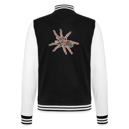 Unisex College-Sweatjacke Brachypelma emilia - Schwarz/Weiß