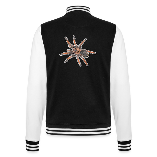 Unisex College-Sweatjacke Brachypelma emilia - Schwarz/Weiß