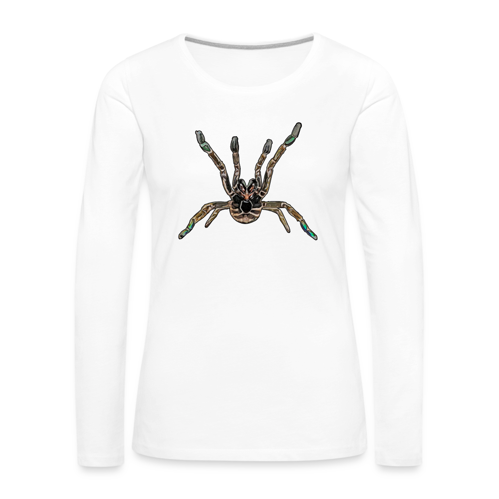 Frauen Longsleeve Pterinochilus murinus tcf - weiß