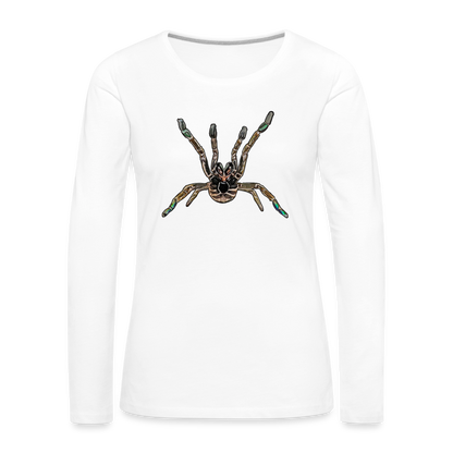 Frauen Longsleeve Pterinochilus murinus tcf - weiß