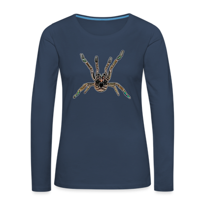 Frauen Longsleeve Pterinochilus murinus tcf - Navy