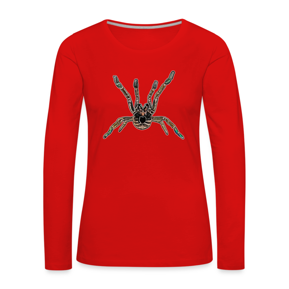Frauen Longsleeve Pterinochilus murinus tcf - Rot