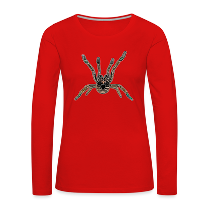 Frauen Longsleeve Pterinochilus murinus tcf - Rot