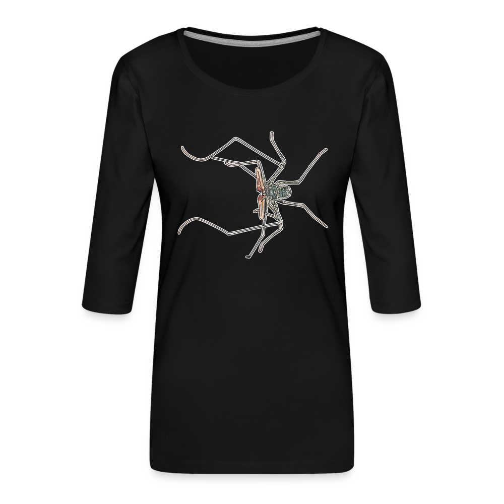 Frauen 3/4-Arm Shirt Euphrynichus bacillifer - Schwarz