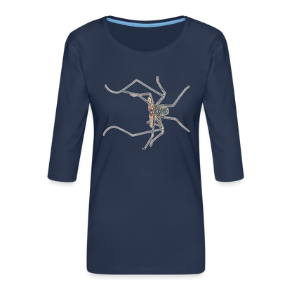 Frauen 3/4-Arm Shirt Euphrynichus bacillifer - Navy