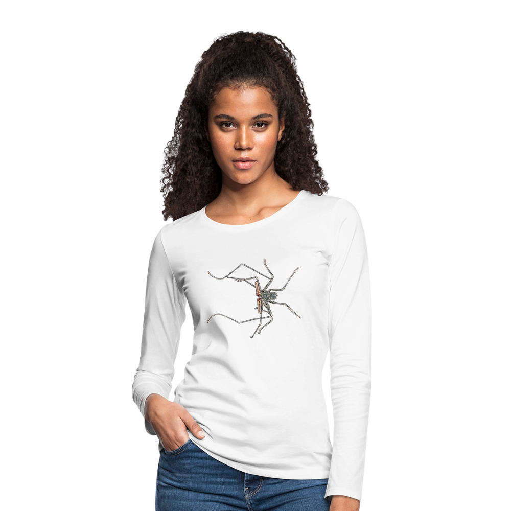 Frauen Longsleeve Euphrynichus bacillifer - weiß