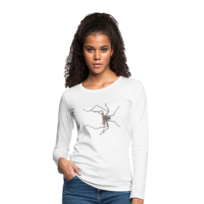 Frauen Longsleeve Euphrynichus bacillifer - weiß