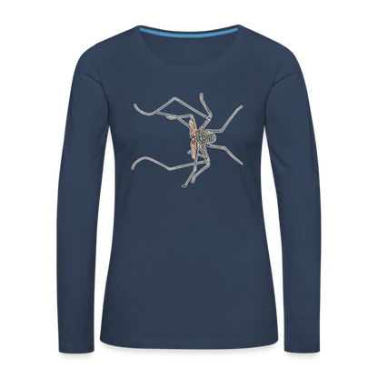 Frauen Longsleeve Euphrynichus bacillifer - Navy