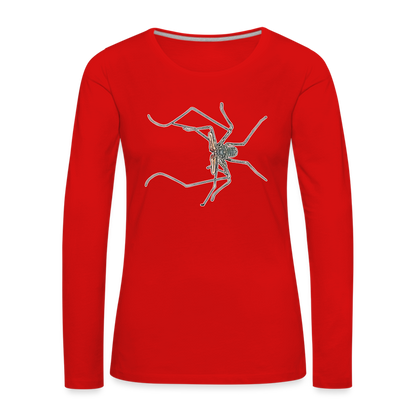 Frauen Longsleeve Euphrynichus bacillifer - Rot