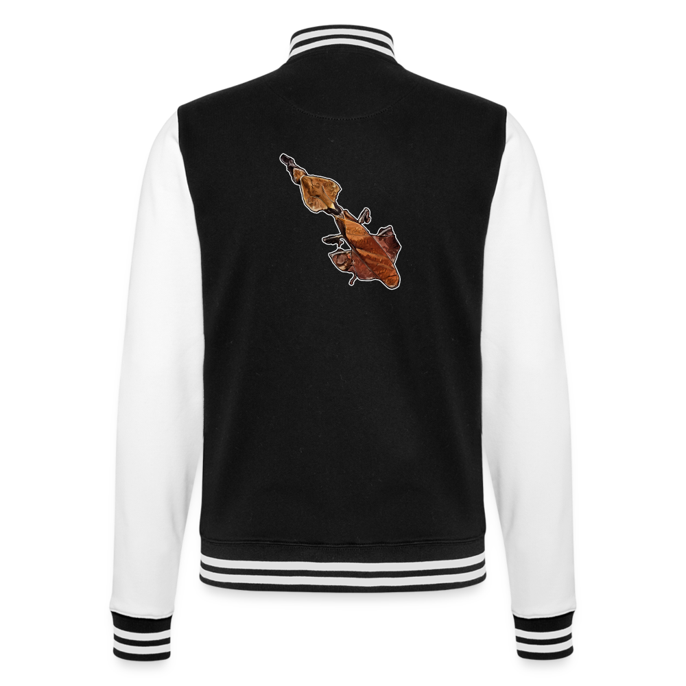 Unisex College-Sweatjacke Phyllocrania paradoxa female - Schwarz/Weiß