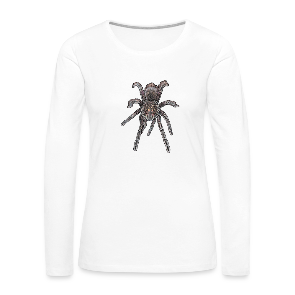 Frauen Longsleeve Pamphobeteus sp Machala juvenile - weiß