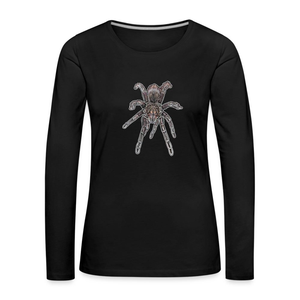 Frauen Longsleeve Pamphobeteus sp Machala juvenile - Schwarz