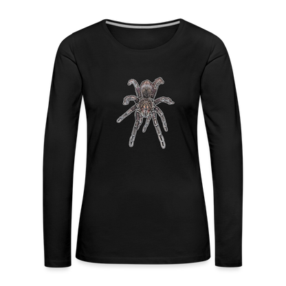 Frauen Longsleeve Pamphobeteus sp Machala juvenile - Schwarz