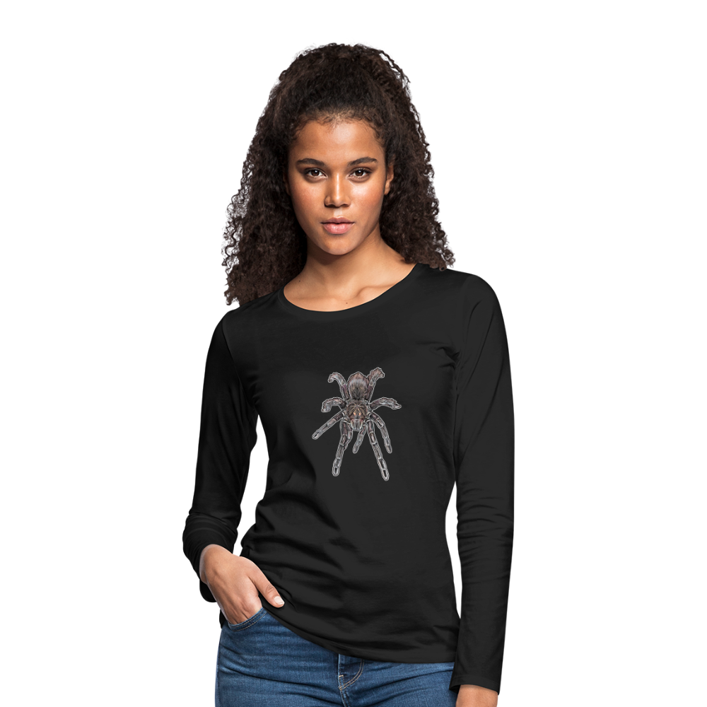 Frauen Longsleeve Pamphobeteus sp Machala juvenile - Schwarz