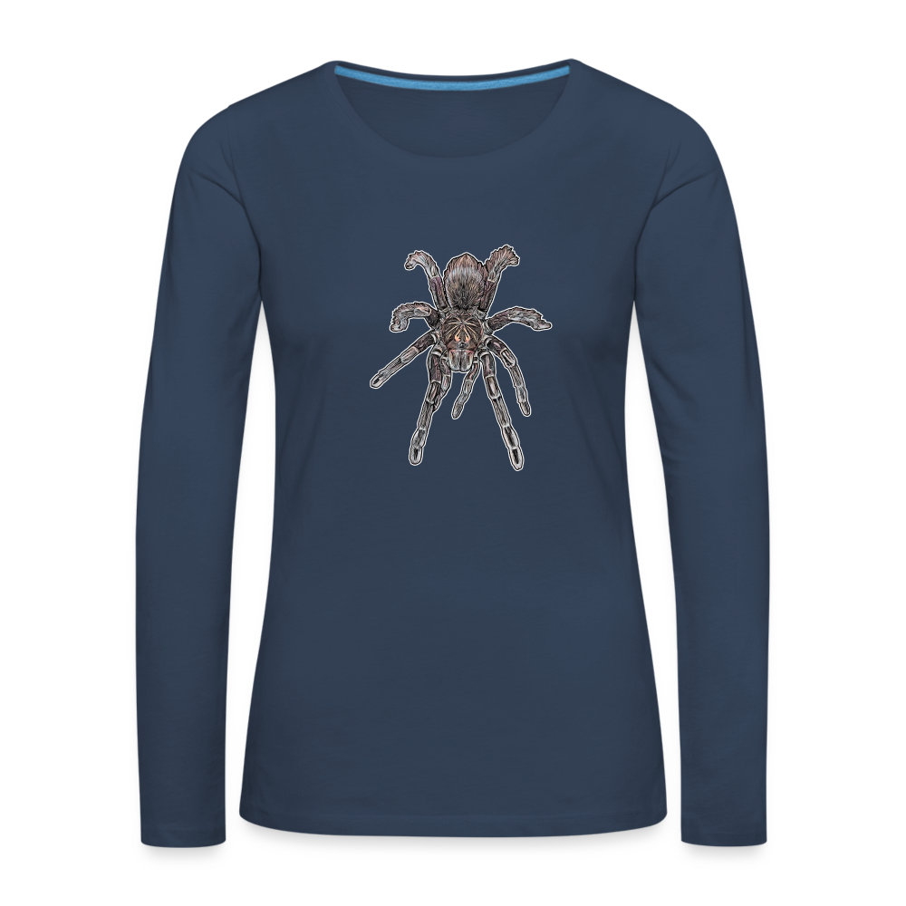 Frauen Longsleeve Pamphobeteus sp Machala juvenile - Navy