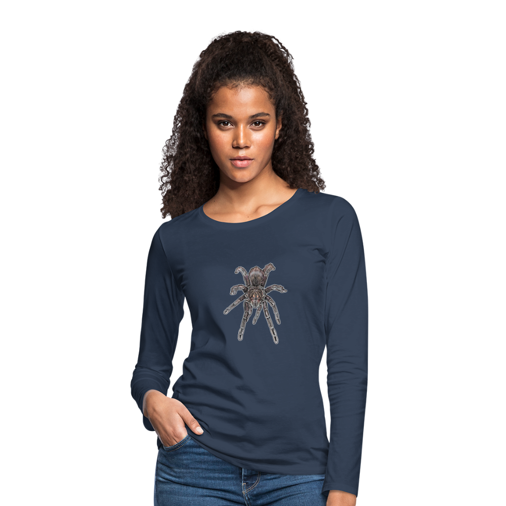Frauen Longsleeve Pamphobeteus sp Machala juvenile - Navy