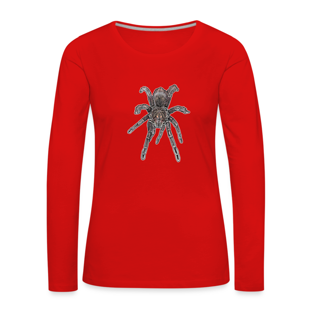 Frauen Longsleeve Pamphobeteus sp Machala juvenile - Rot