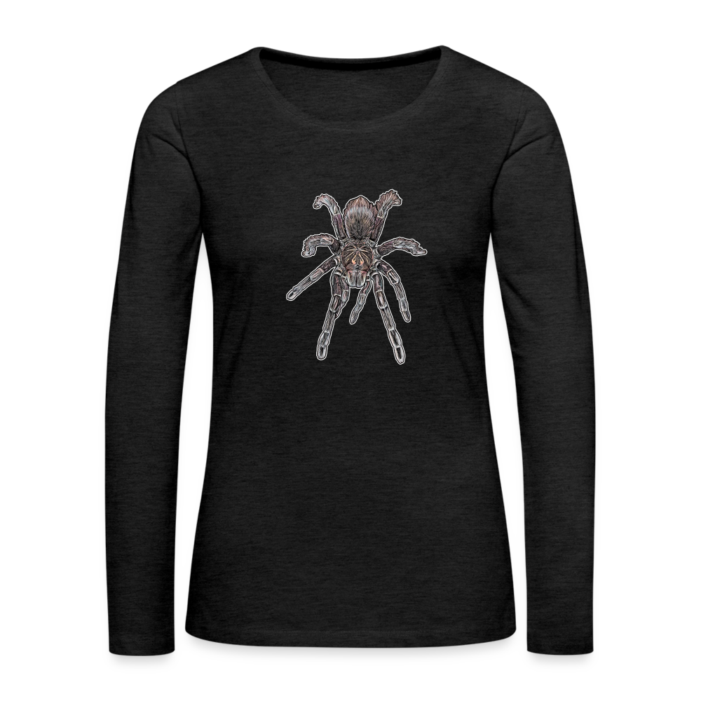 Frauen Longsleeve Pamphobeteus sp Machala juvenile - Anthrazit