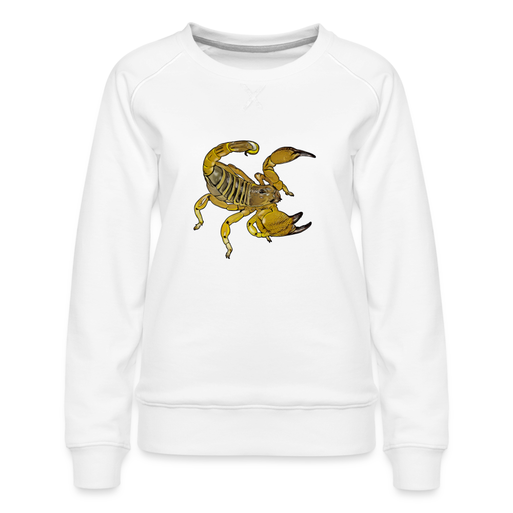 Frauen Pullover Scorpio maurus palmatus - weiß