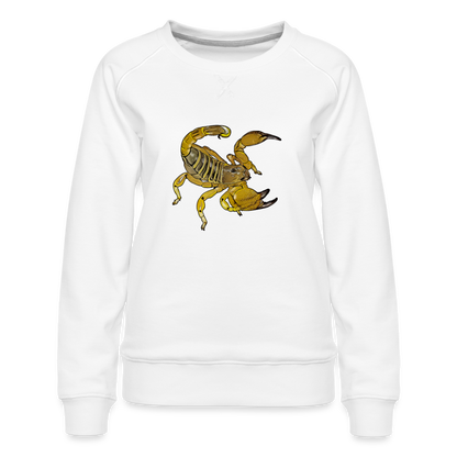 Frauen Pullover Scorpio maurus palmatus - weiß