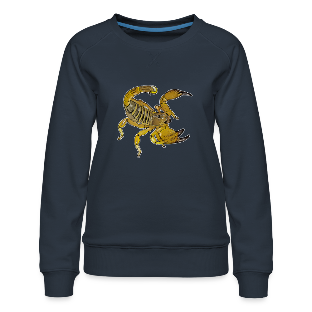 Frauen Pullover Scorpio maurus palmatus - Navy