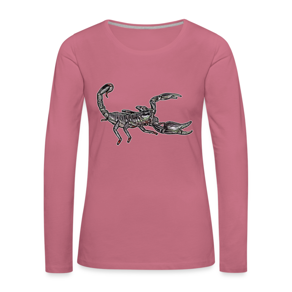 Frauen Longsleeve Heterometrus silenus - Malve