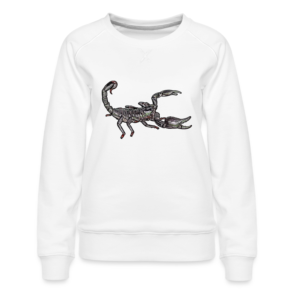 Frauen Pullover Heterometrus silenus - weiß