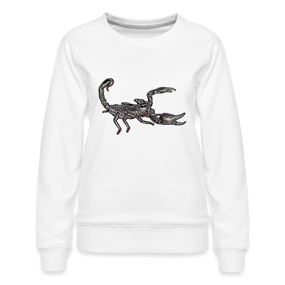 Frauen Pullover Heterometrus silenus - weiß