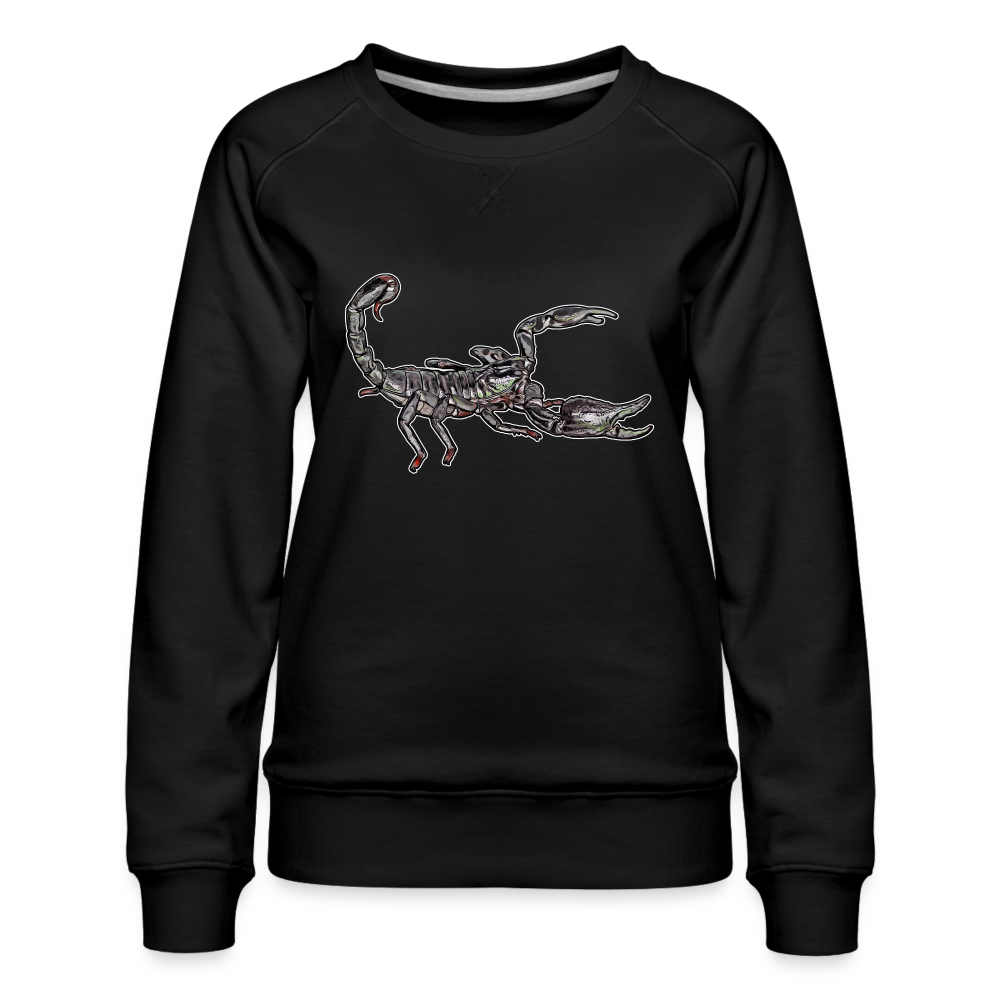 Frauen Pullover Heterometrus silenus - Schwarz