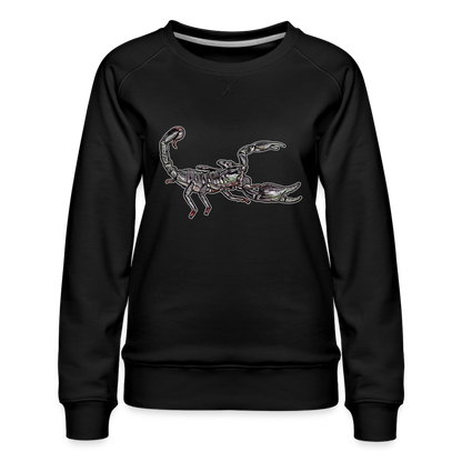 Frauen Pullover Heterometrus silenus - Schwarz