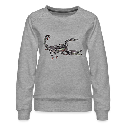 Frauen Pullover Heterometrus silenus - Grau meliert