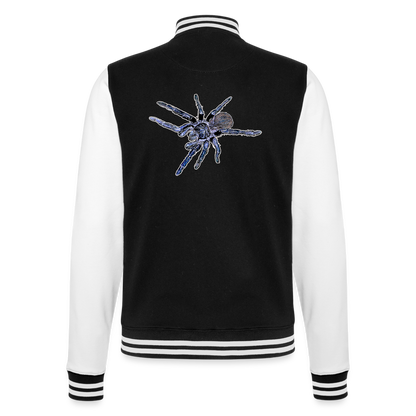 Unisex College-Sweatjacke Pterinopelma sazimai - Schwarz/Weiß