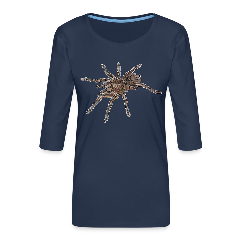 Frauen 3/4-Arm Shirt Theraphosa stirmi juvenile - Navy