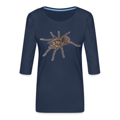 Frauen 3/4-Arm Shirt Theraphosa stirmi juvenile - Navy