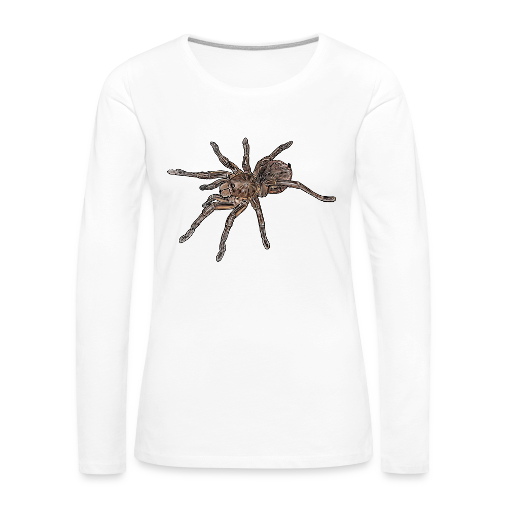 Frauen Longsleeve Theraphosa stirmi juvenile - weiß