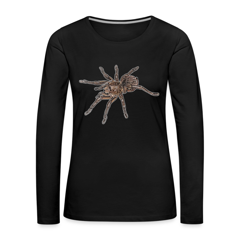 Frauen Longsleeve Theraphosa stirmi juvenile - Schwarz