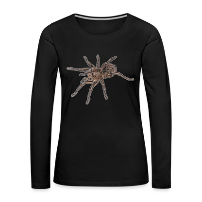 Frauen Longsleeve Theraphosa stirmi juvenile - Schwarz