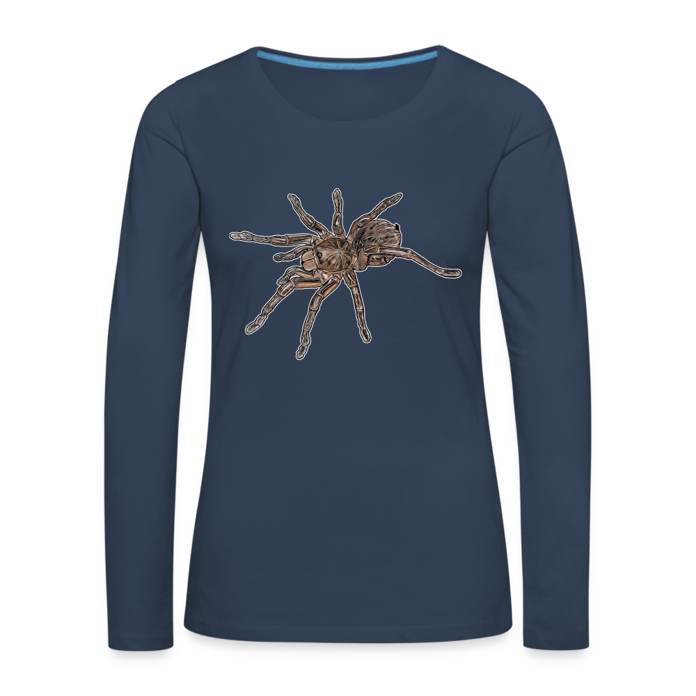 Frauen Longsleeve Theraphosa stirmi juvenile - Navy