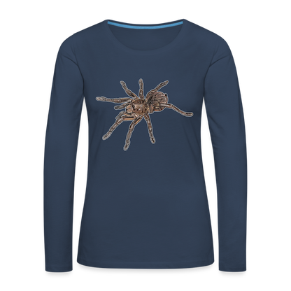 Frauen Longsleeve Theraphosa stirmi juvenile - Navy