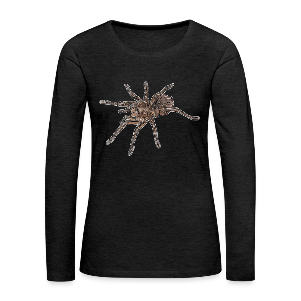Frauen Longsleeve Theraphosa stirmi juvenile - Anthrazit