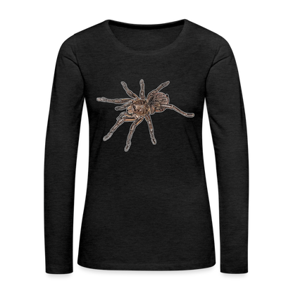 Frauen Longsleeve Theraphosa stirmi juvenile - Anthrazit