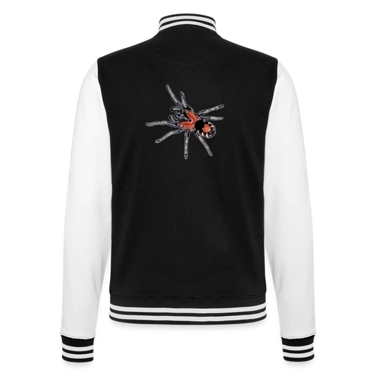 Unisex College-Sweatjacke Cyriocosmus elegans - Schwarz/Weiß