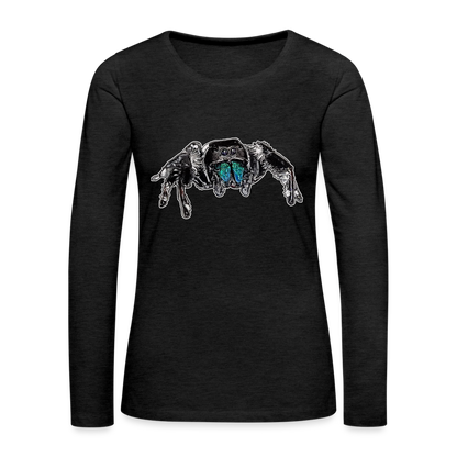 Frauen Longsleeve Phidippus regius Everglades male - Anthrazit
