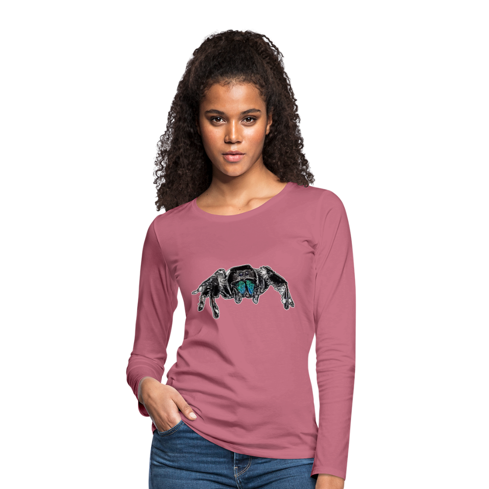Frauen Longsleeve Phidippus regius Everglades male - Malve