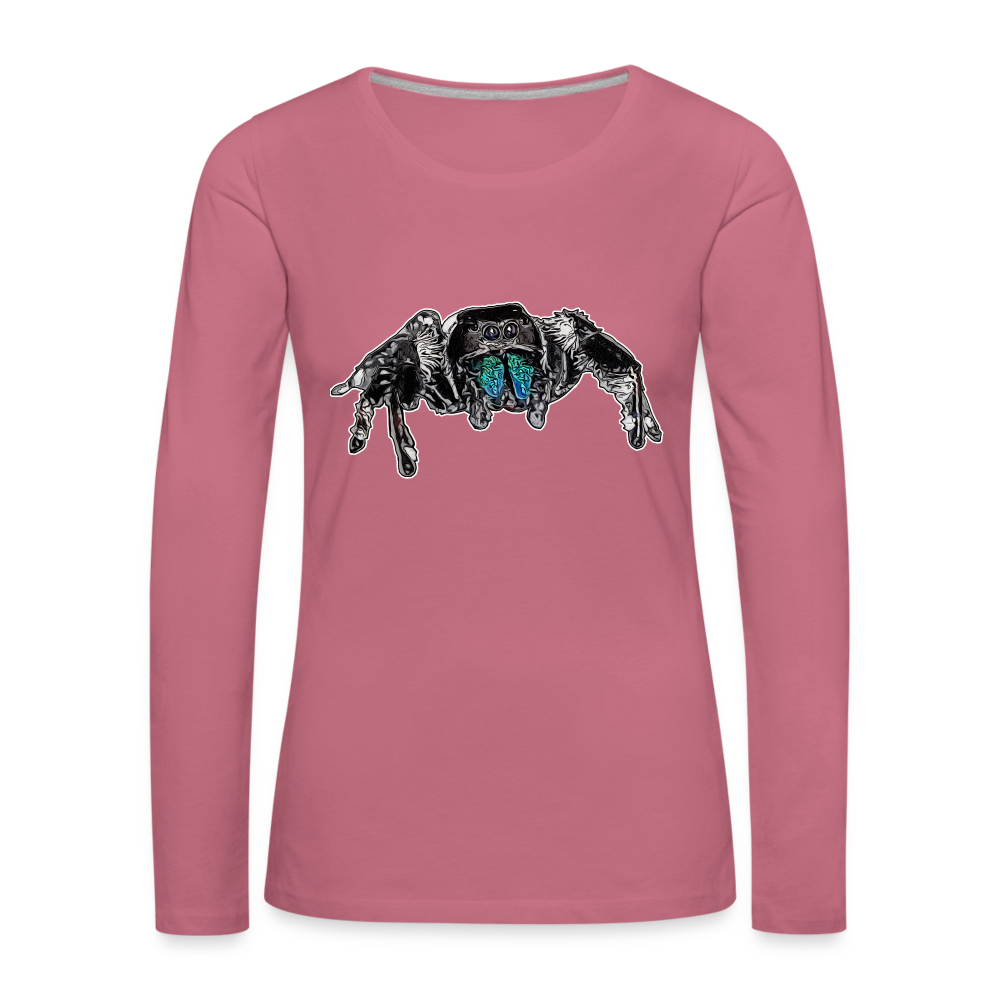 Frauen Longsleeve Phidippus regius Everglades male - Malve
