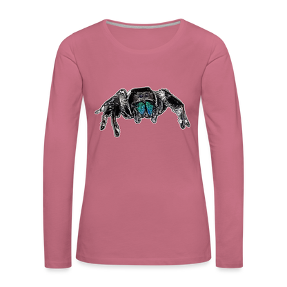 Frauen Longsleeve Phidippus regius Everglades male - Malve